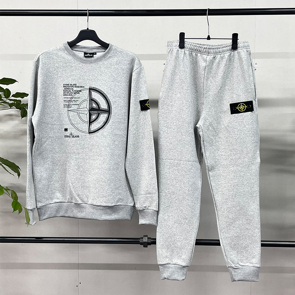 [특가] ST 빅써클 와펜 맨투맨 세트