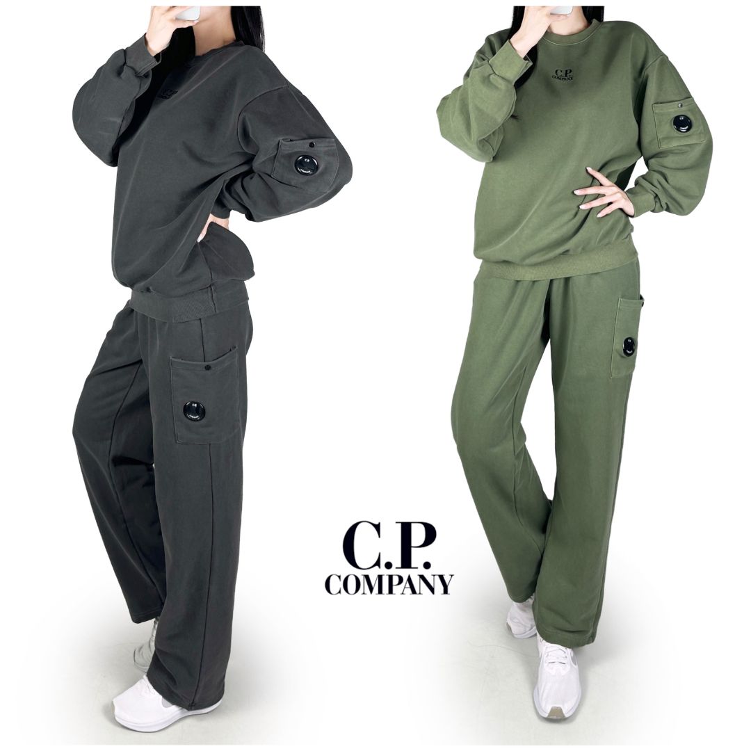 CP 피그먼트 맨투맨 & 일자 팬츠 세트 / 남여