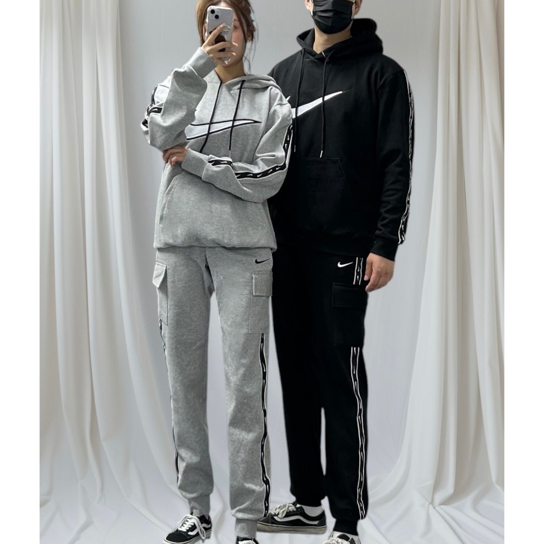 나이키 테이핑 후드 & 팬츠 세트