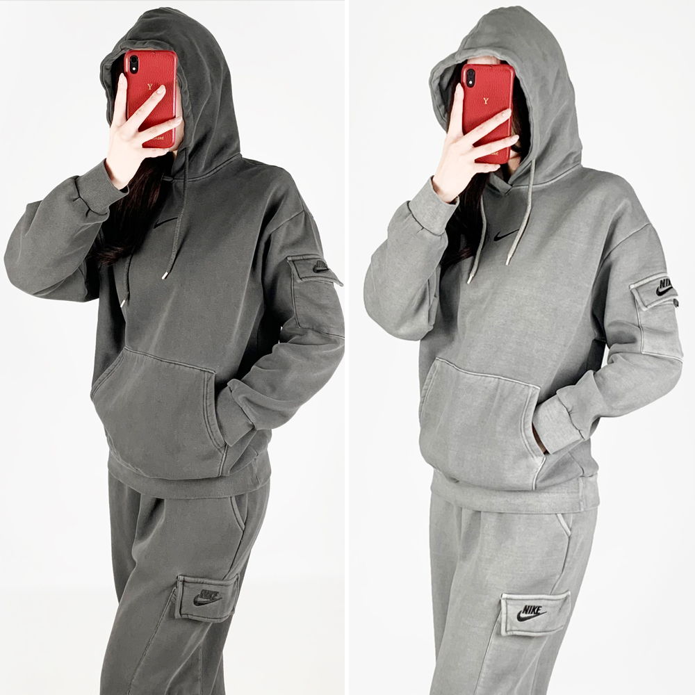 나이키 피그먼트 기모 후드 / 남여