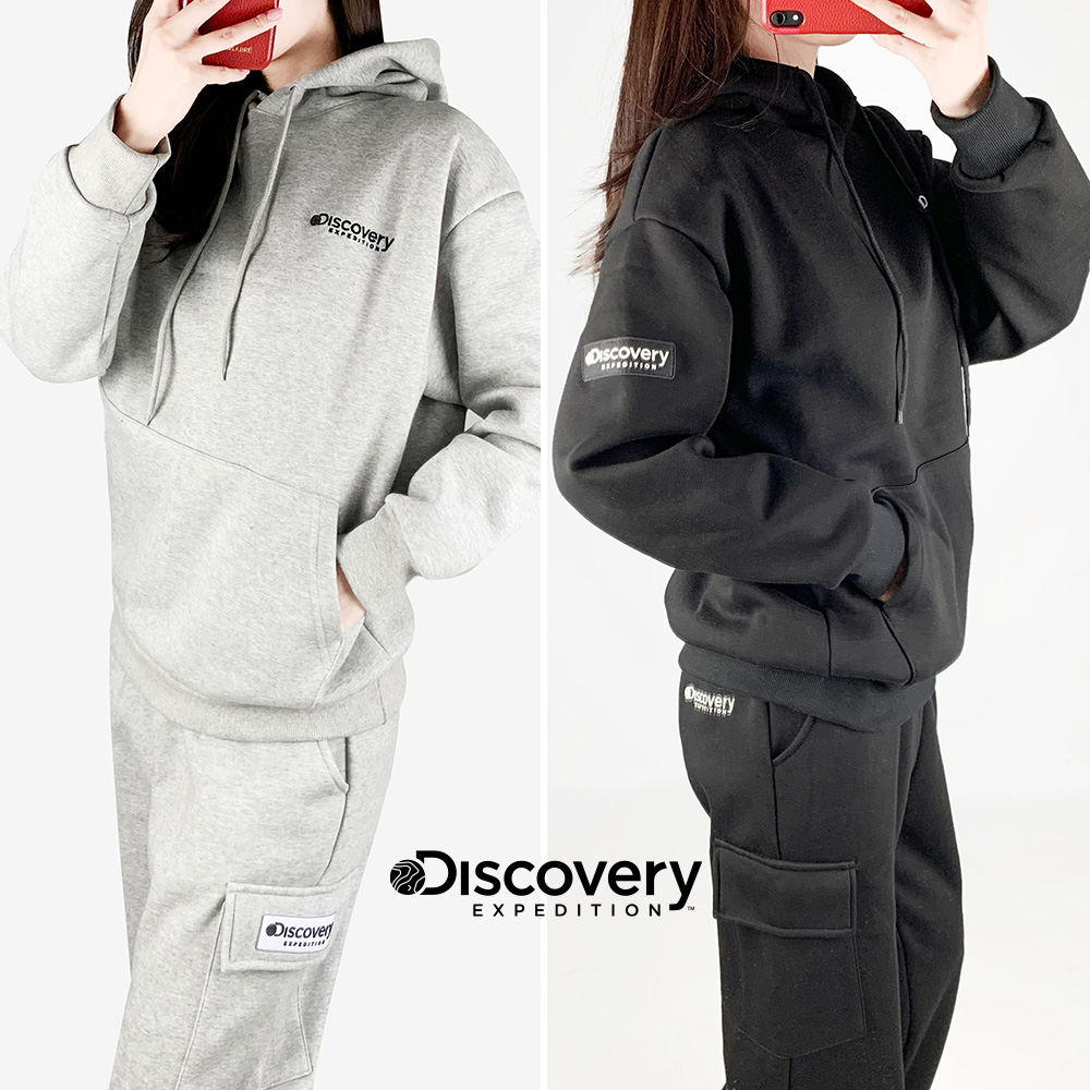 디스커버리 특양면 기모 후드 / 남여