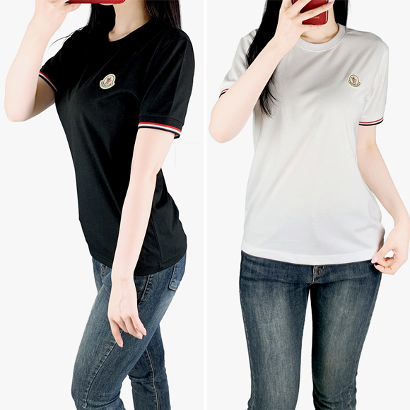 MC 삼색 컬러 기본 와펜 반팔티 / 남여