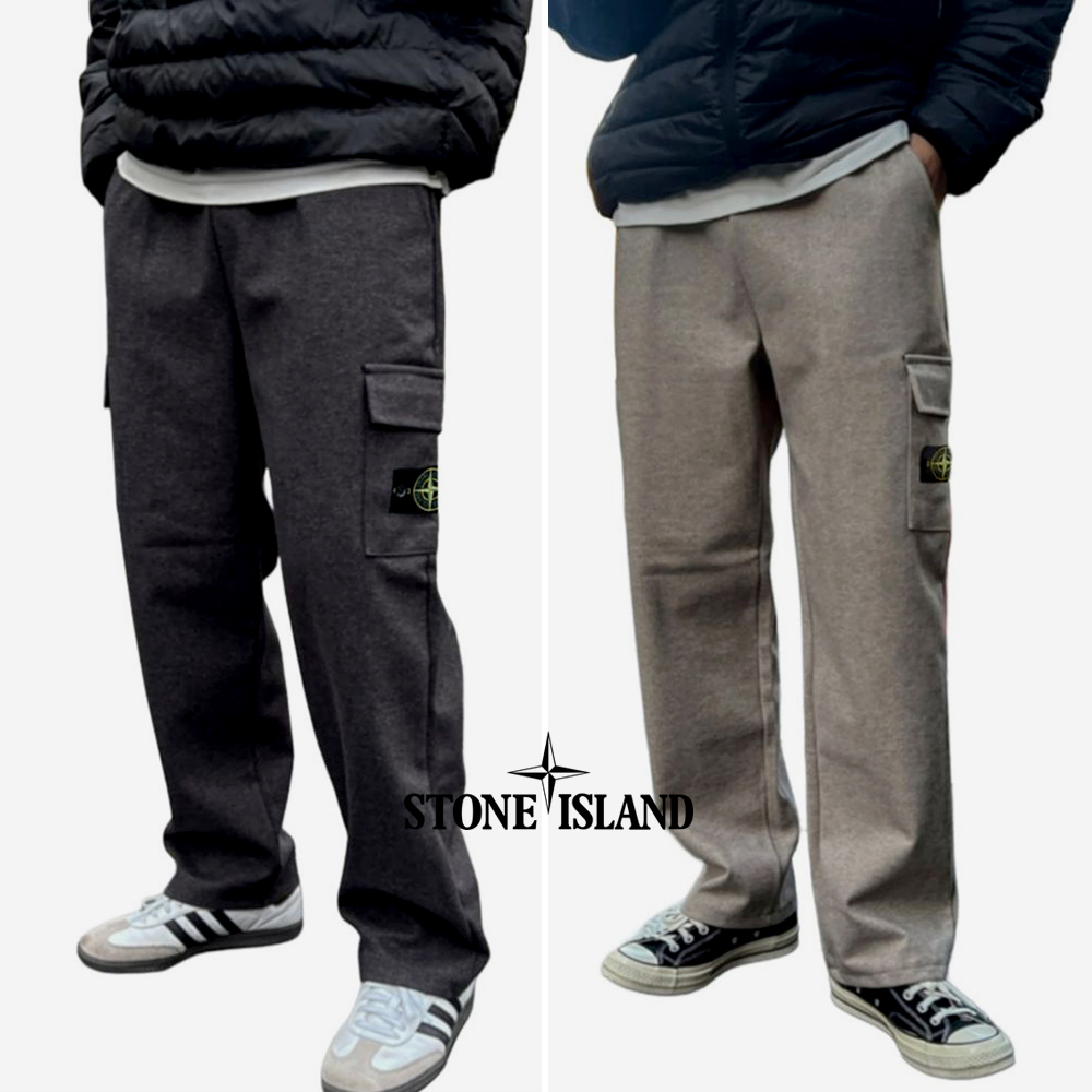 스톤 아일랜드 TR 카고 와이드 팬츠