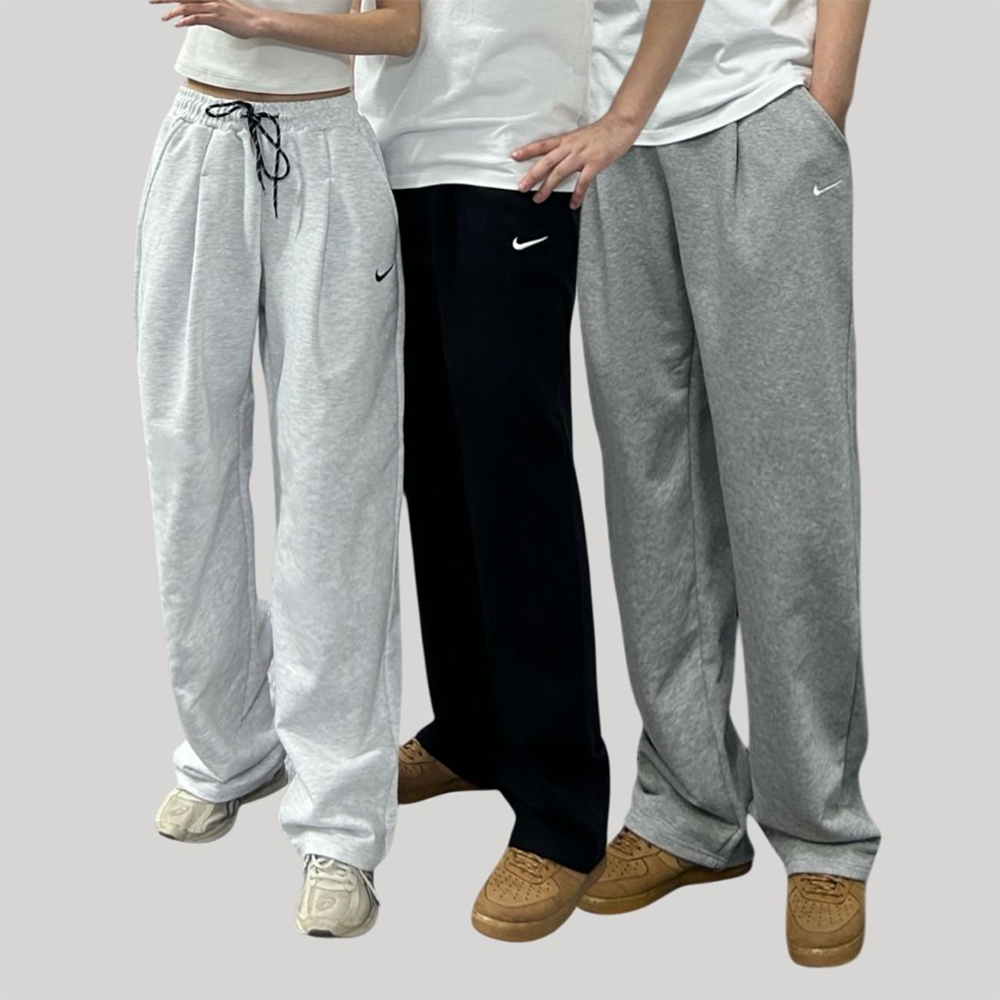 나이키 턱주름 와이드 팬츠